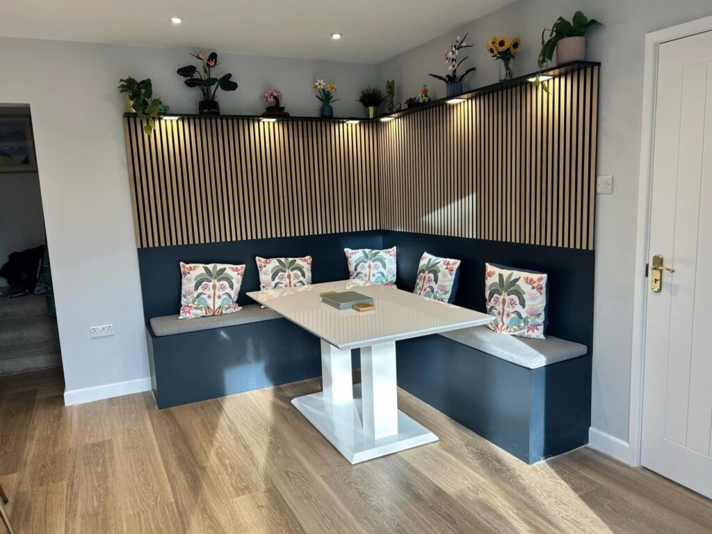 MDF Media Unit And Panelling Painting
